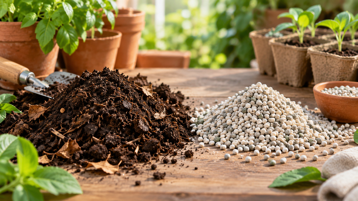 Compost vs Fertilizer: What Your Plants Actually Need