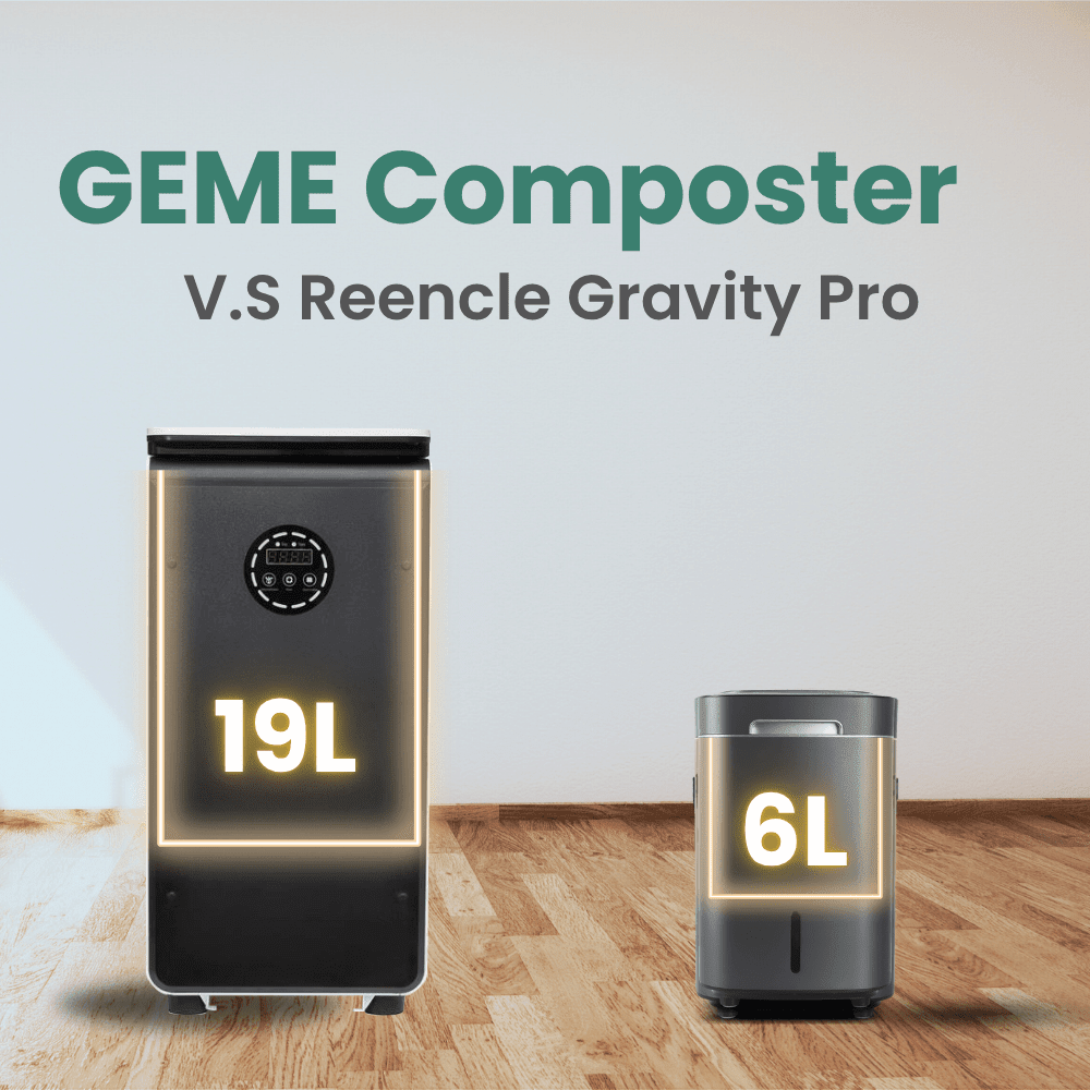 GEME Composter Pro vs Reencle Gravity Pro: Which Electric Kitchen Composter Is Better? - GEME
