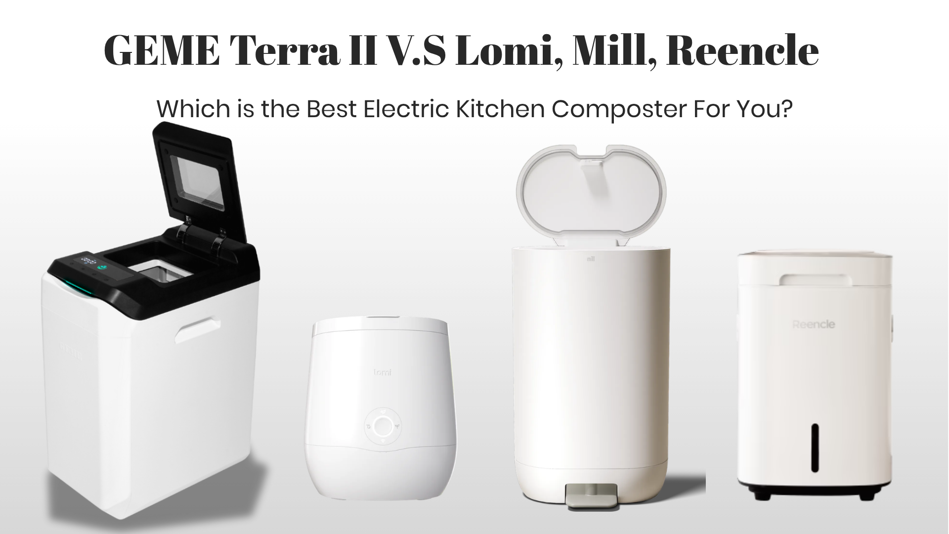 Electric Composter Comparison: GEME vs Leading Food Waste Systems