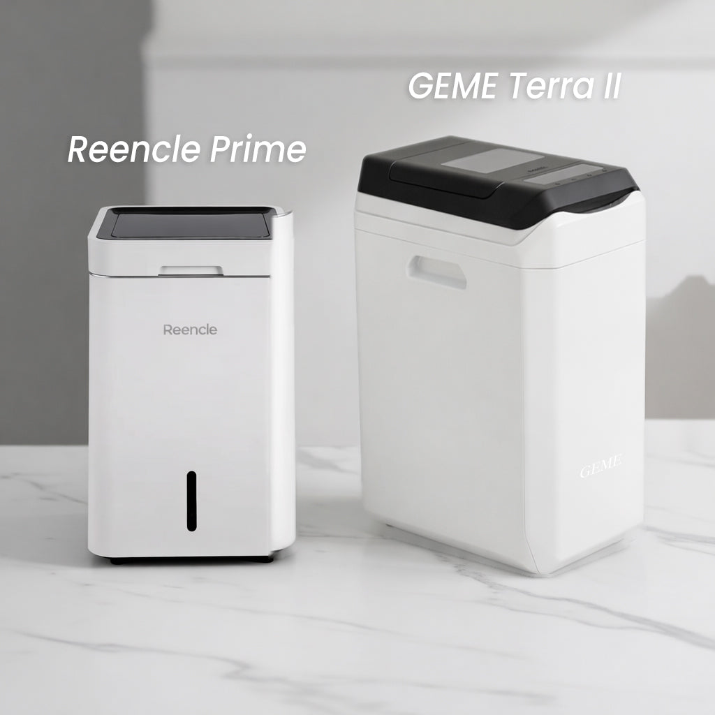 GEME Terra 2 vs Reencle Composter: 2 different Microbial Composting Approaches