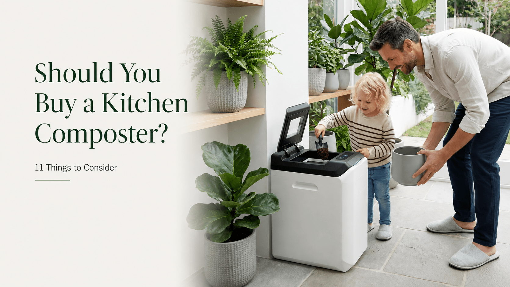 Should You Buy a Kitchen Composter? 11 Things to Consider - GEME