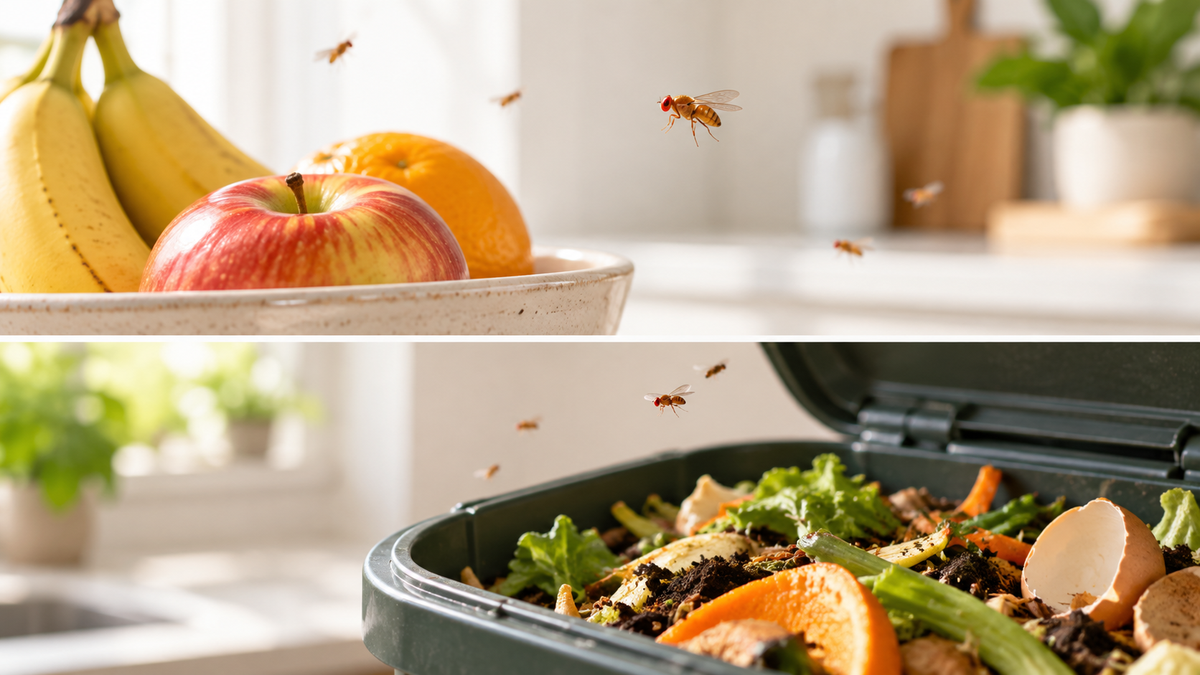 How to Get Rid of Fruit Flies in Your Kitchen and Compost Bin