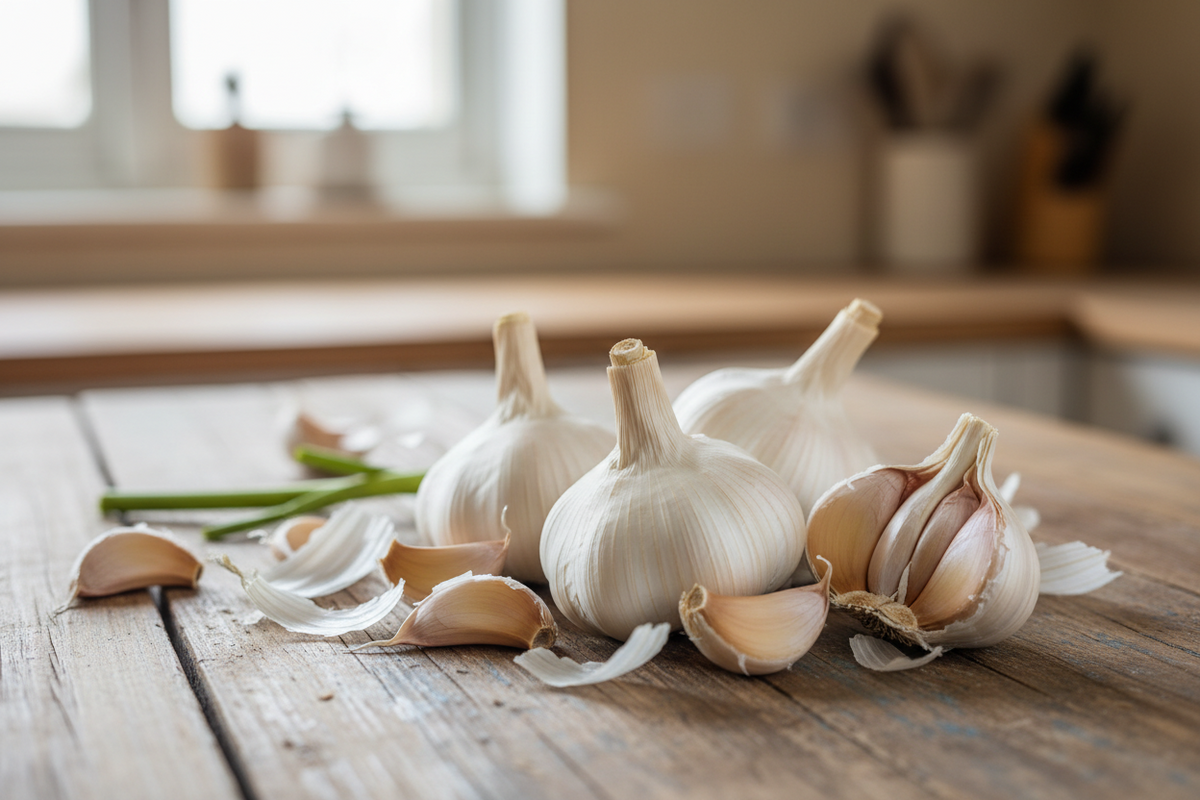 Can you compost garlic? Yes. Learn how to compost cloves, skins and bulbs, why crushing garlic speeds decomposition, and how to prepare it for Terra 2.