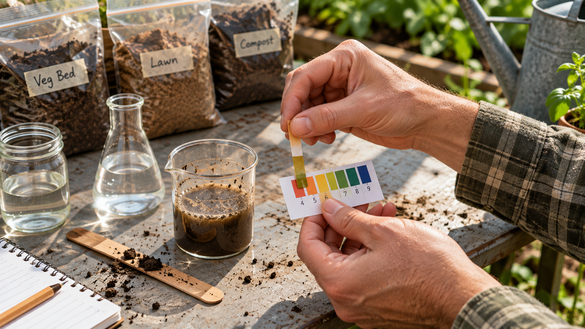 How to test garden soil health