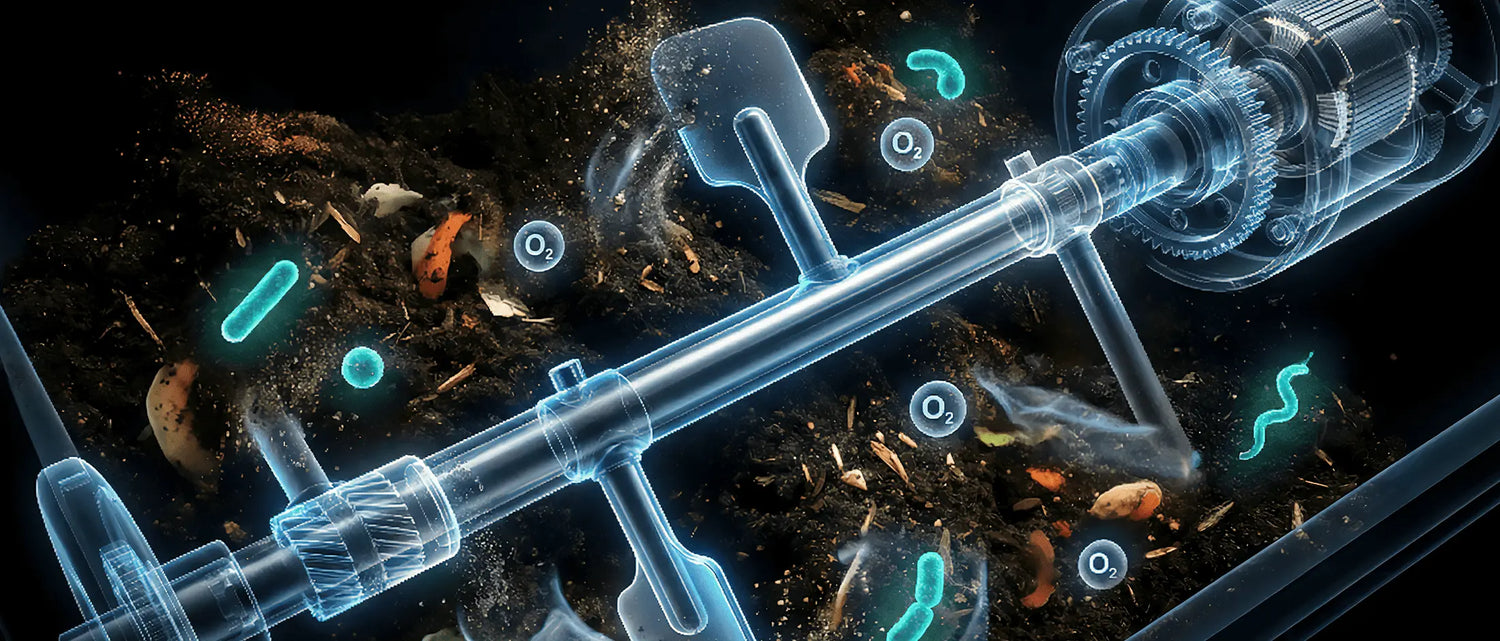 How Does a Real Electric Composter Work? Microbes vs Dehydrators