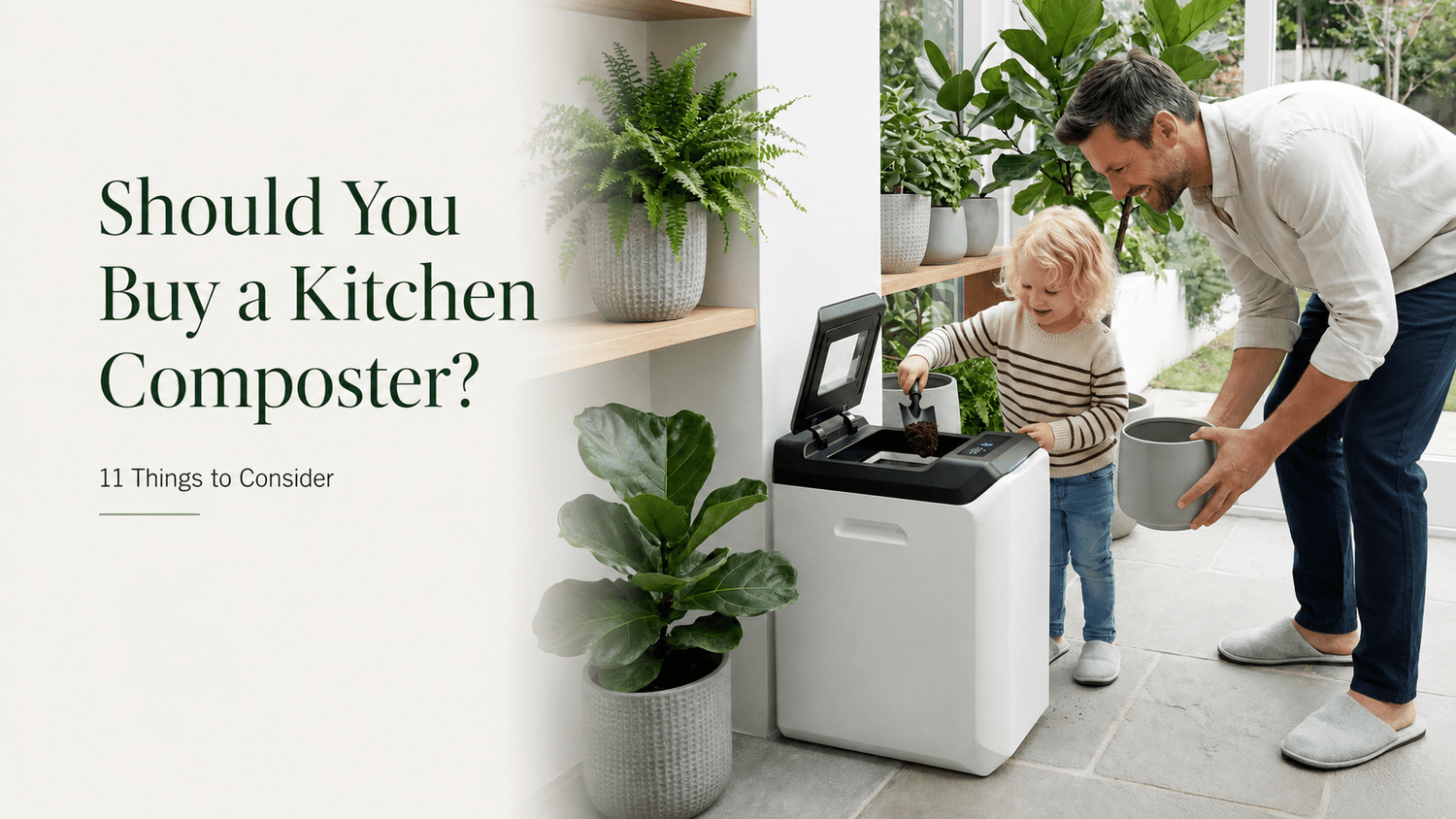 Should You Buy a Kitchen Composter? 11 Things to Consider - GEME