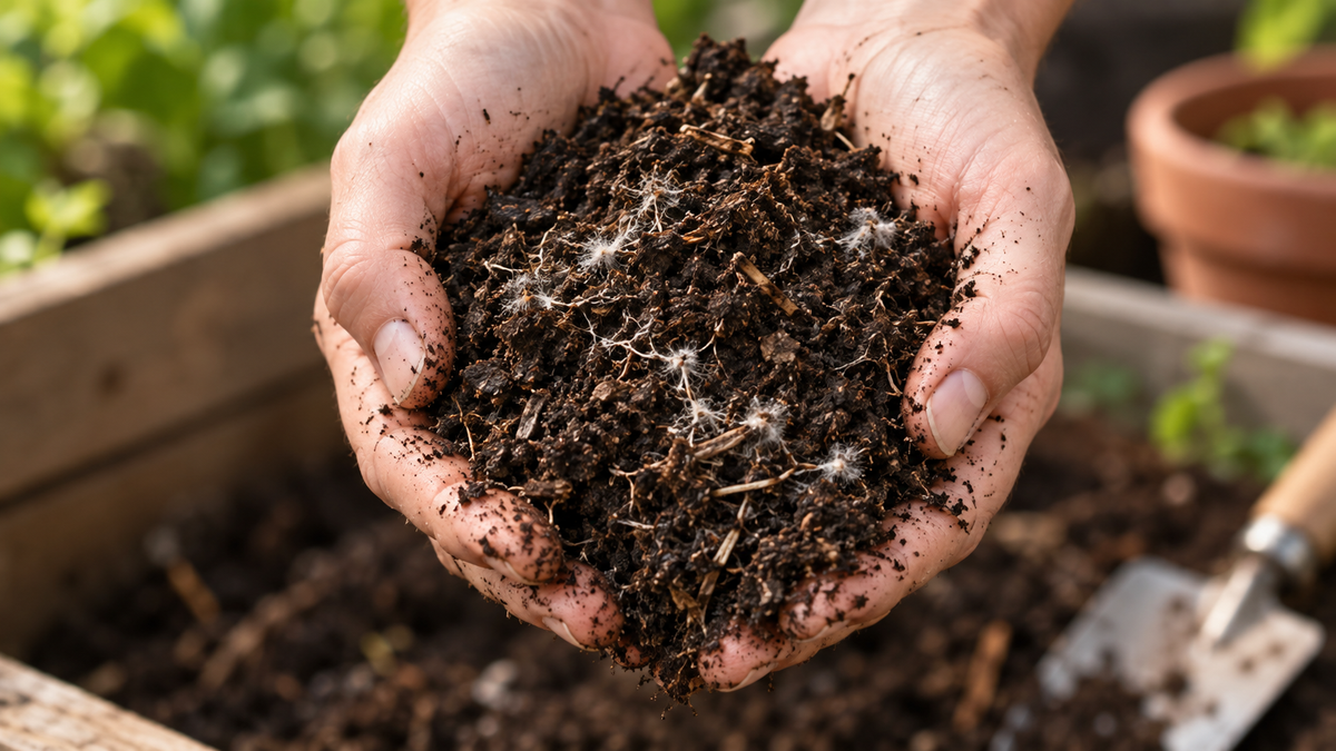White Mold in Compost: What It Means and What to Do