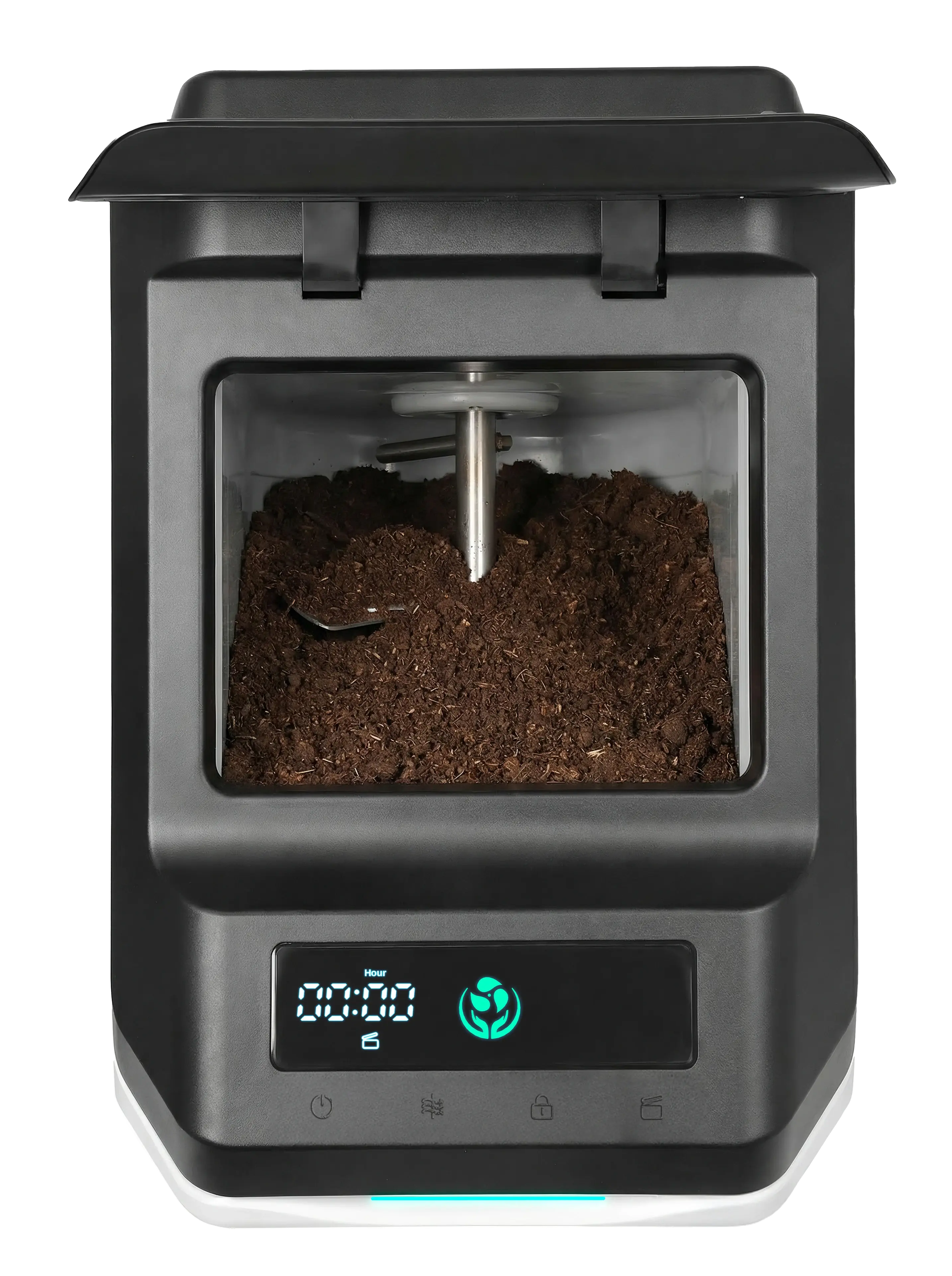 Finished compost produced by GEME Terra II