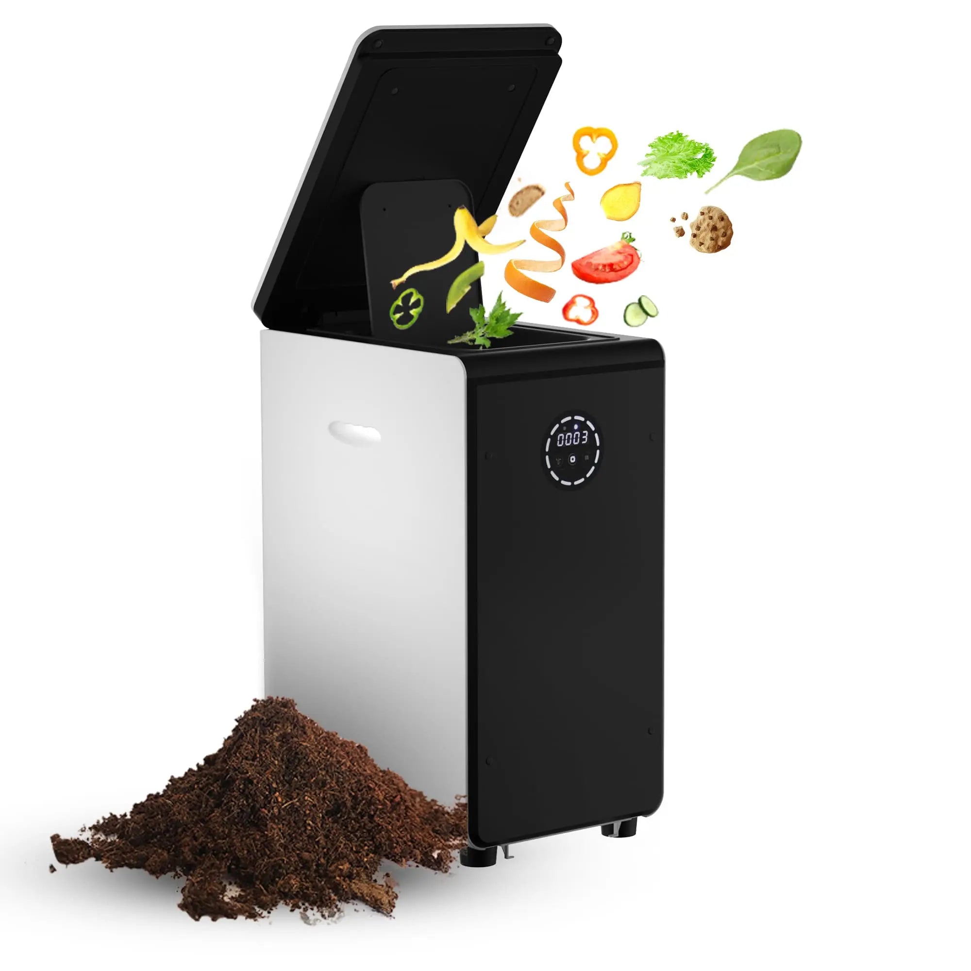 GEME Pro kitchen composter for real compost